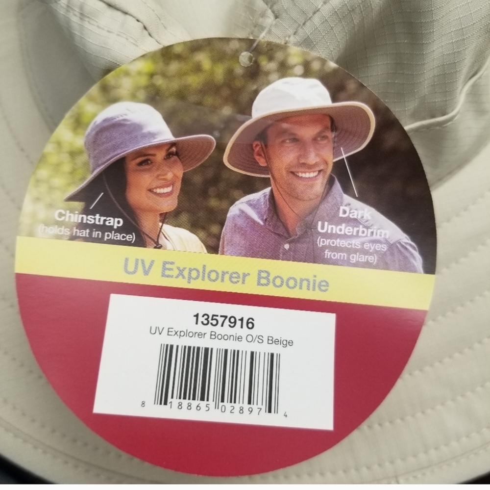 Solar escape UV explorer boonie hat OSFM cream color new